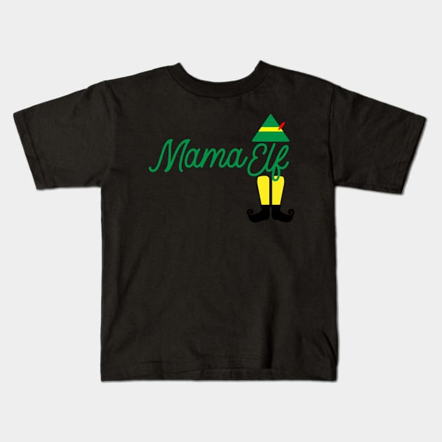 Mama Elf Kids T-Shirt by HypeRamen